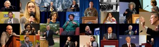 Collage of speakers and students at 51Ʒforums and events
